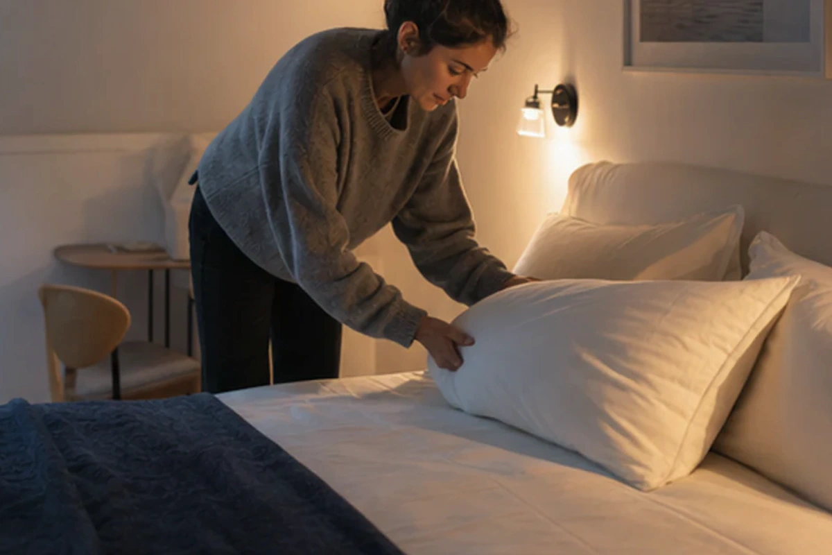 Auswahlsituation zu minimalistisches Schlafzimmer Hausmittel: Temperatur und Feuchte im Blick