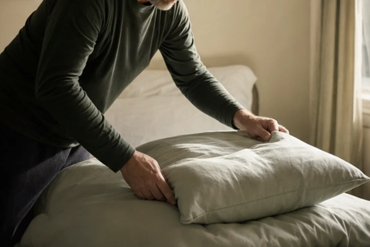 Ruhiger Alltagsmoment zum Ratgeber minimalistisches Schlafzimmer richtig messen nach einer bewussten Entscheidung rund um Messung
