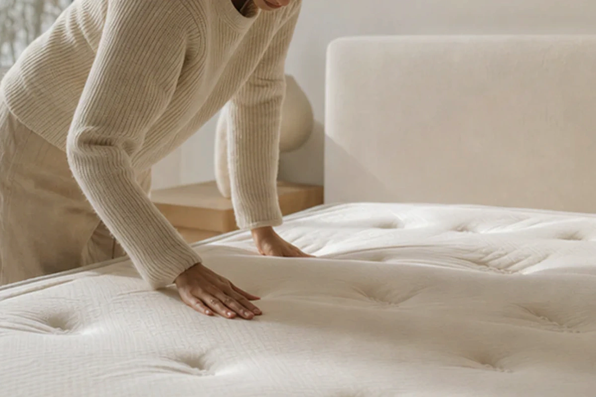 Auswahlsituation zu minimalistisches Schlafzimmer Vergleich: Temperatur und Feuchte im Blick