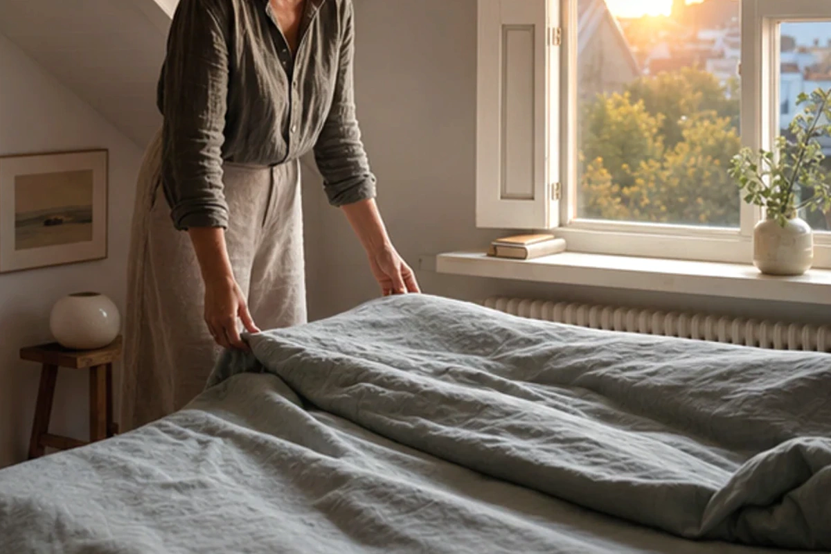 Anwendungssituation im Ratgeber Schlafzimmer Akustik was hilft: Temperatur und Feuchte realistisch prüfen