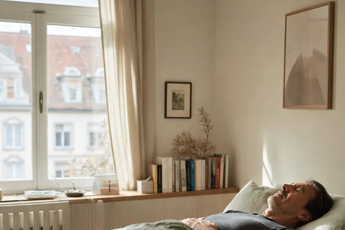 Auswahlsituation zu Schlafzimmer Farben Routine: Temperatur und Feuchte im Blick