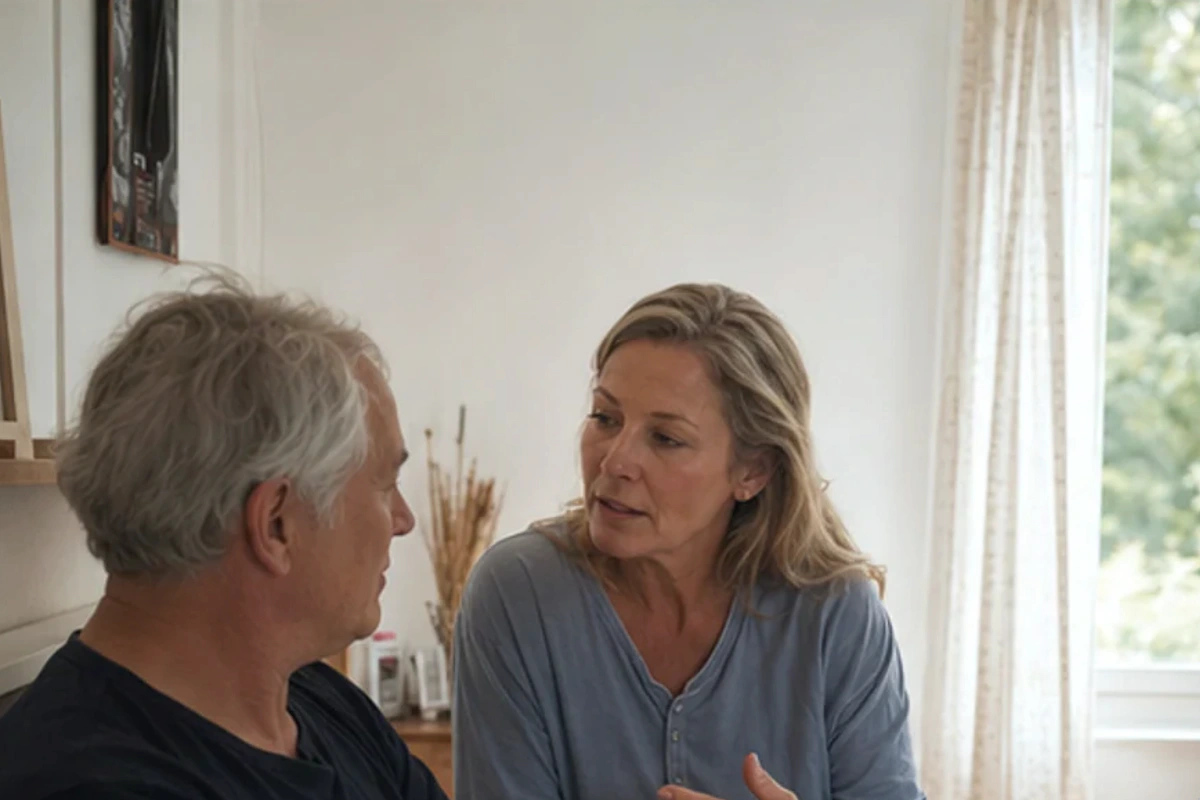 Ruhiger Alltagsmoment zum Ratgeber Schlafzimmer Luftfeuchtigkeit senken nach einer bewussten Entscheidung rund um Reduktion