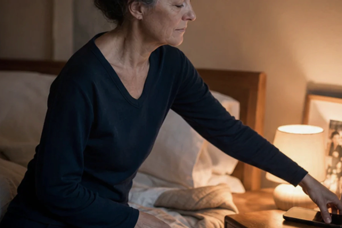 Authentischer Handgriff im Schlafalltag zu Schlafzimmer Temperatur was hilft mit Blick auf Temperatur