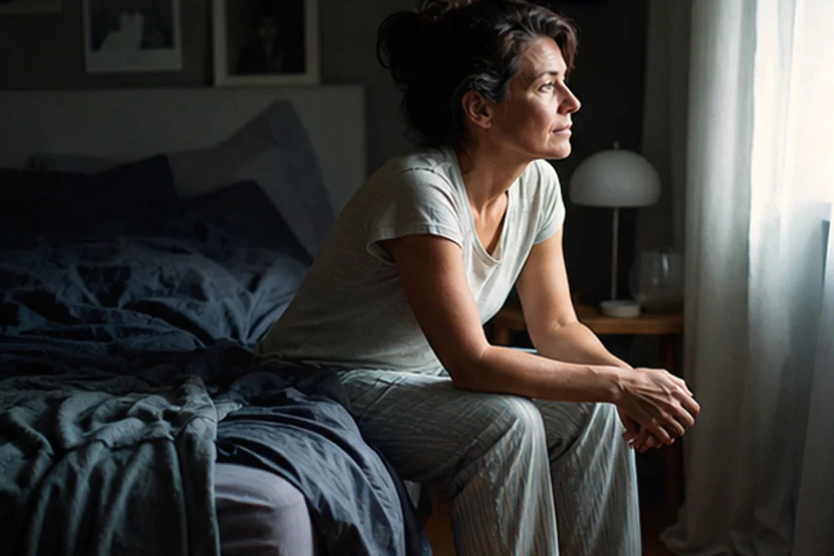 Authentischer Handgriff im Schlafalltag zu Schlafzimmer Verdunkelung erhöhen mit Blick auf Temperatur