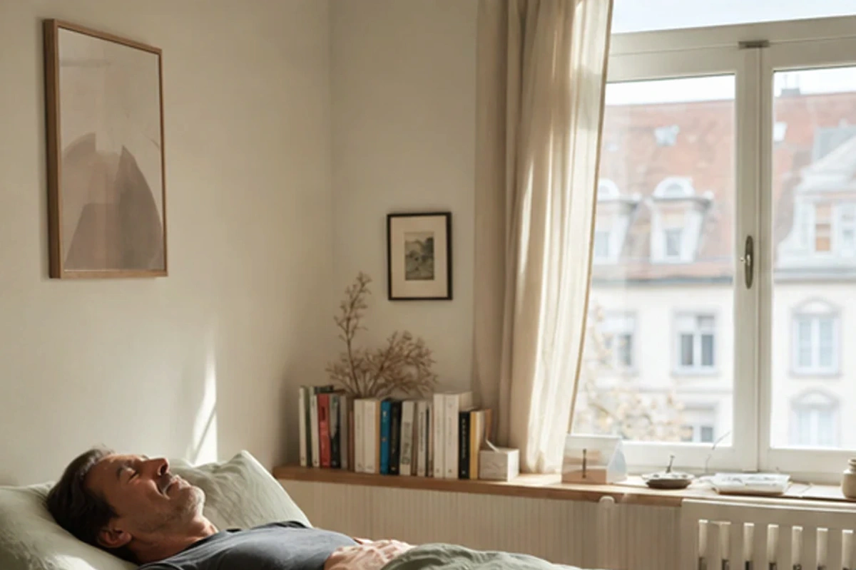 Auswahlsituation zu Schlafzimmer Verdunkelung Übungen: Temperatur und Feuchte im Blick