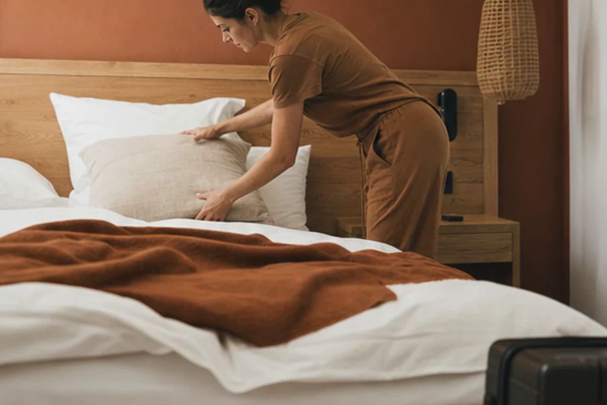 Ruhiger Alltagsmoment zum Ratgeber Schlafzimmer Verdunkelung Vergleich nach einer bewussten Entscheidung rund um Vergleich