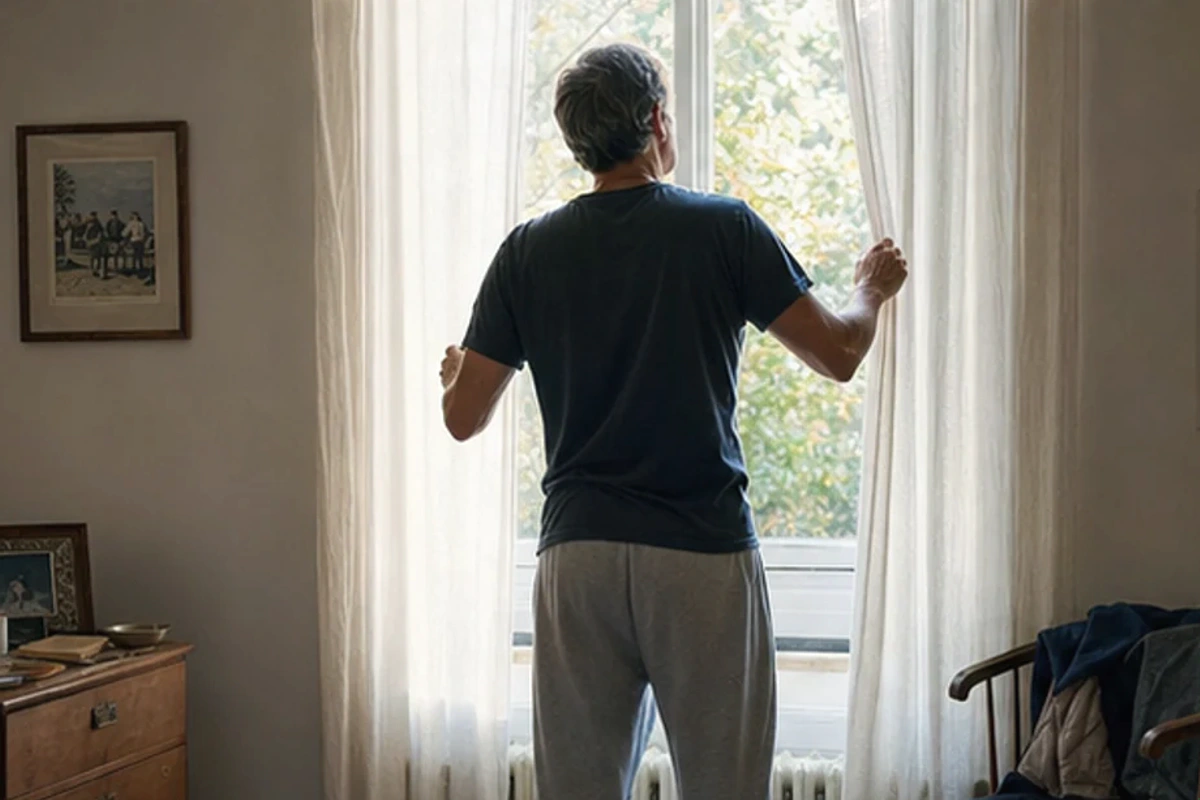 Auswahlsituation zu Schlafzimmer zur Straße Vergleich: Temperatur und Feuchte im Blick