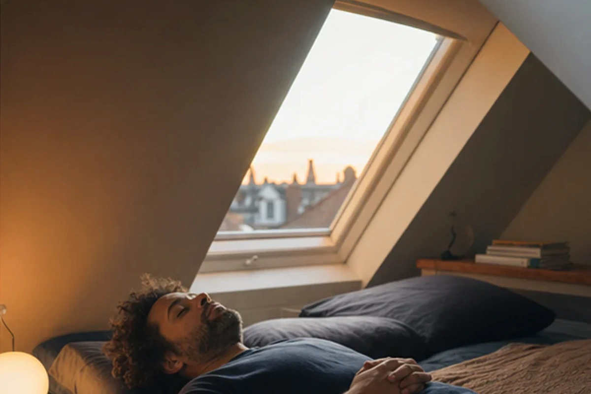 Ruhiger Alltagsmoment zum Ratgeber Anti-Schnarch-Kissen bei Stress nach einer bewussten Entscheidung rund um Stress
