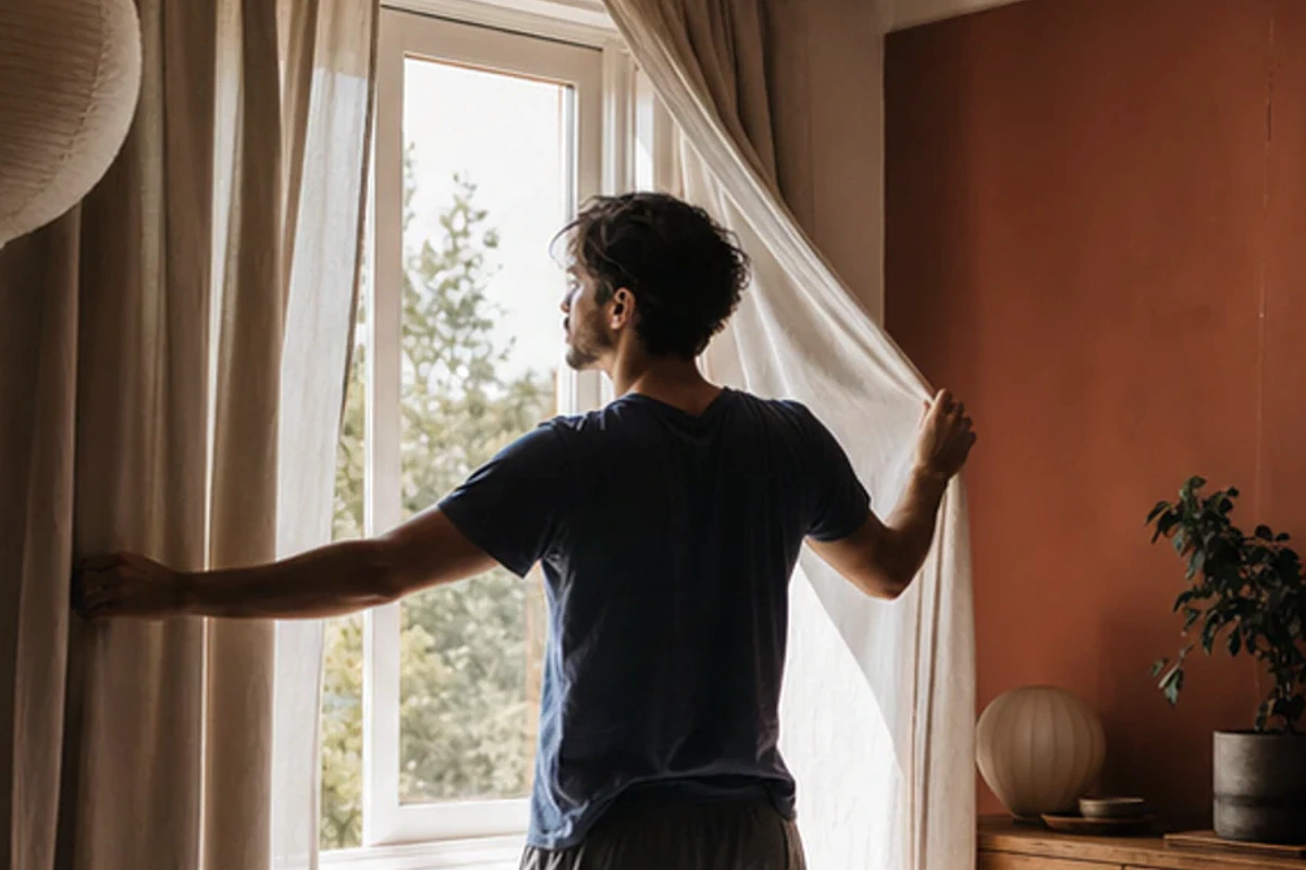 Authentischer Handgriff im Schlafalltag zu Aromadiffuser Tipps mit Blick auf Lautstärke