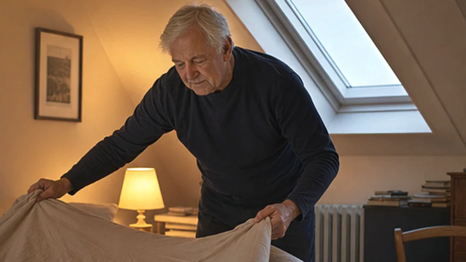 Authentischer Schlafmoment als hochwertiger Einstieg zu Nutzungsbedingungen und AGB