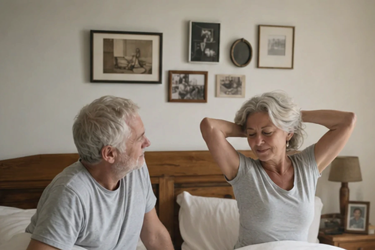 Emotionales Detail einer ruhigen Nacht zum Thema Bettdecken-Auswahl