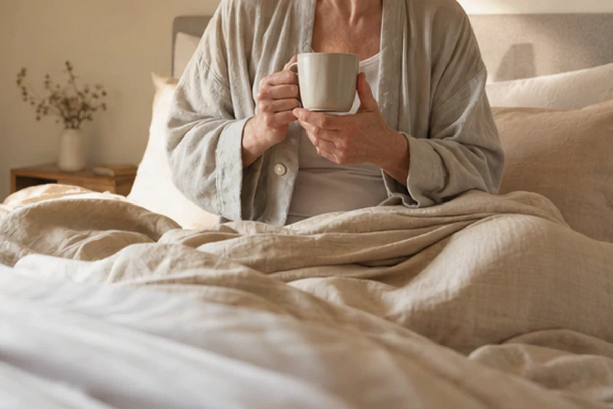 Ein glaubwürdiger Abend- oder Morgenhandgriff rund um Kontakt